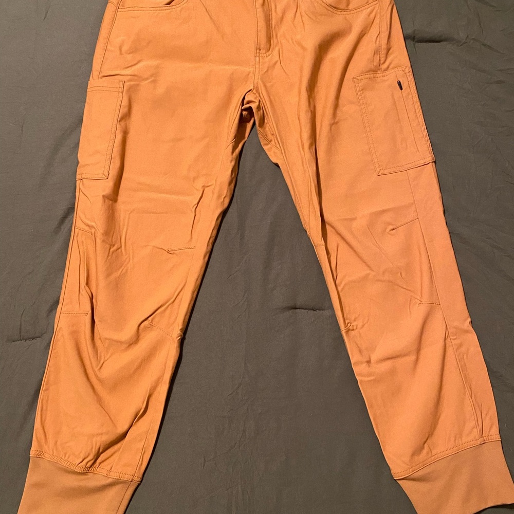 Prana Tan Cargo Jogger Pants